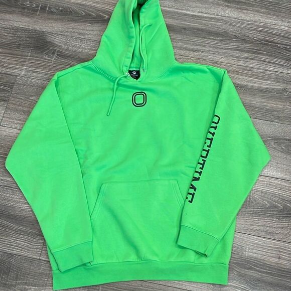 Green HOODIE OVERTIME - Picture 1 of 4